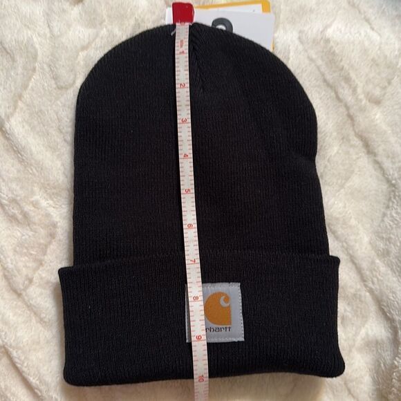 carhartt Black Men’s Unisex Knit Cuffed Beanie Hat - Picture 11 of 12